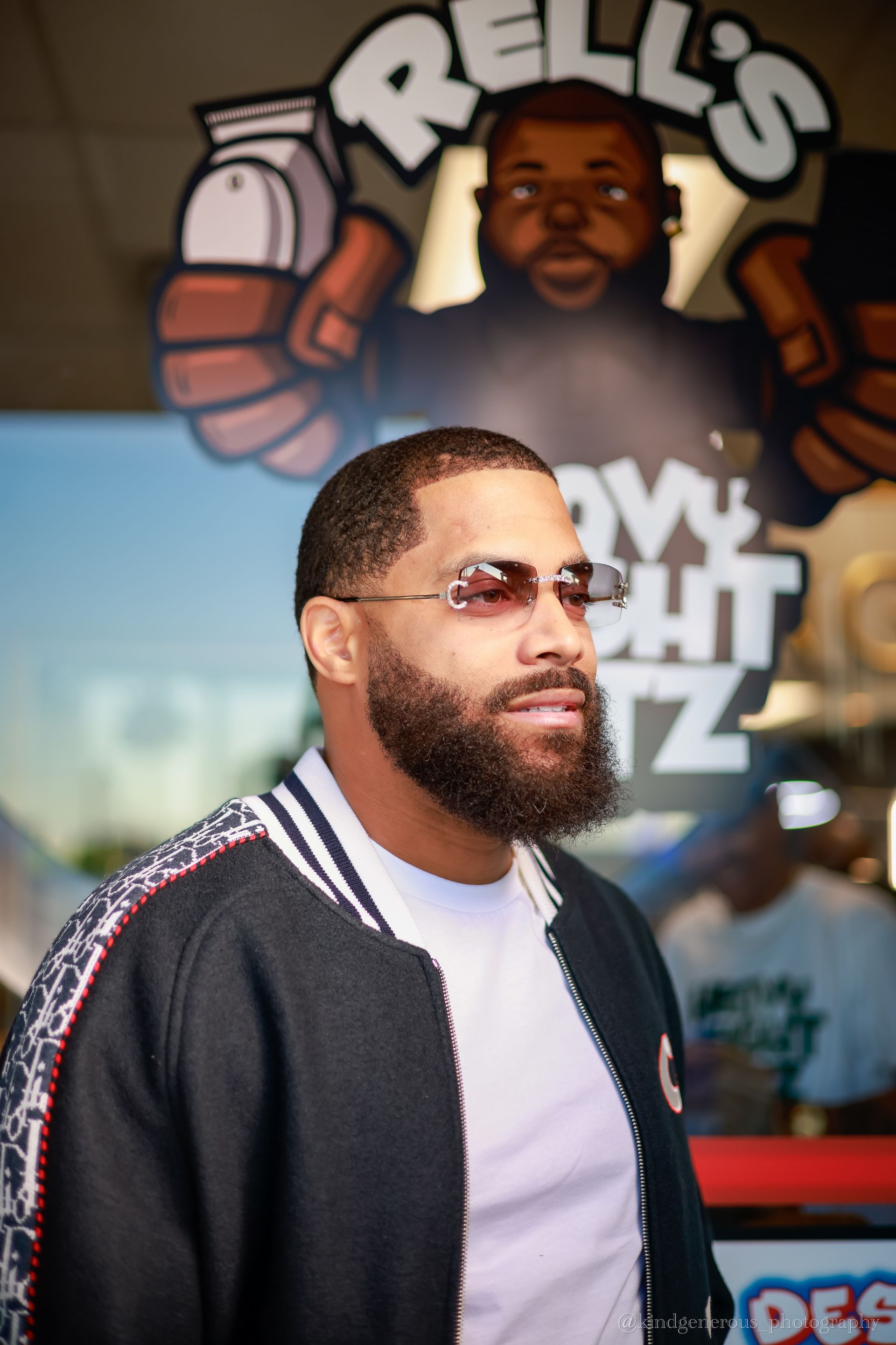 Client wearing Heavyweight Kutz apparel