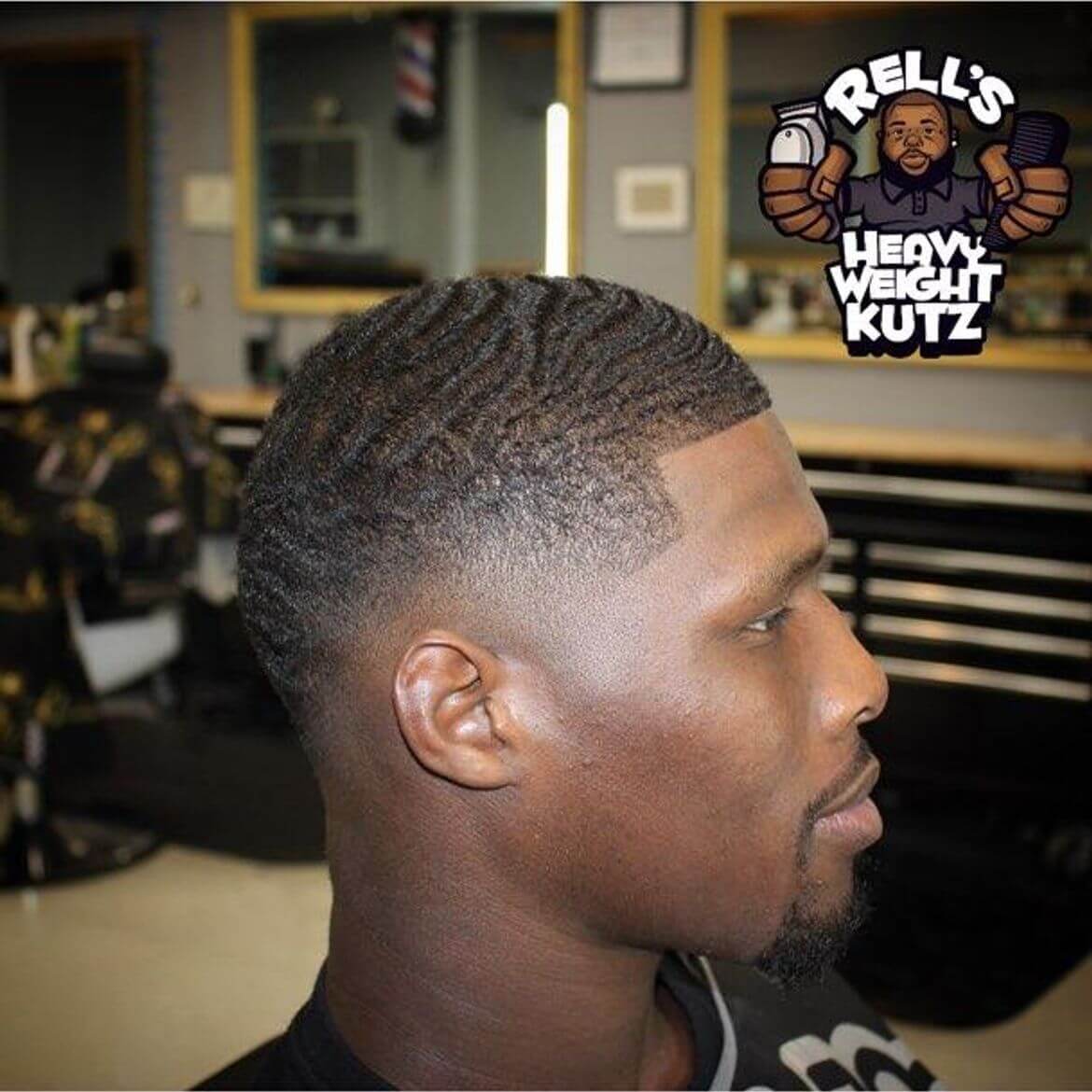 Fresh 360 waves with a clean fade by Heavyweight Kutz